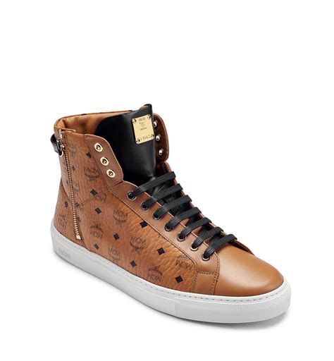 mcm high top sneakers men.